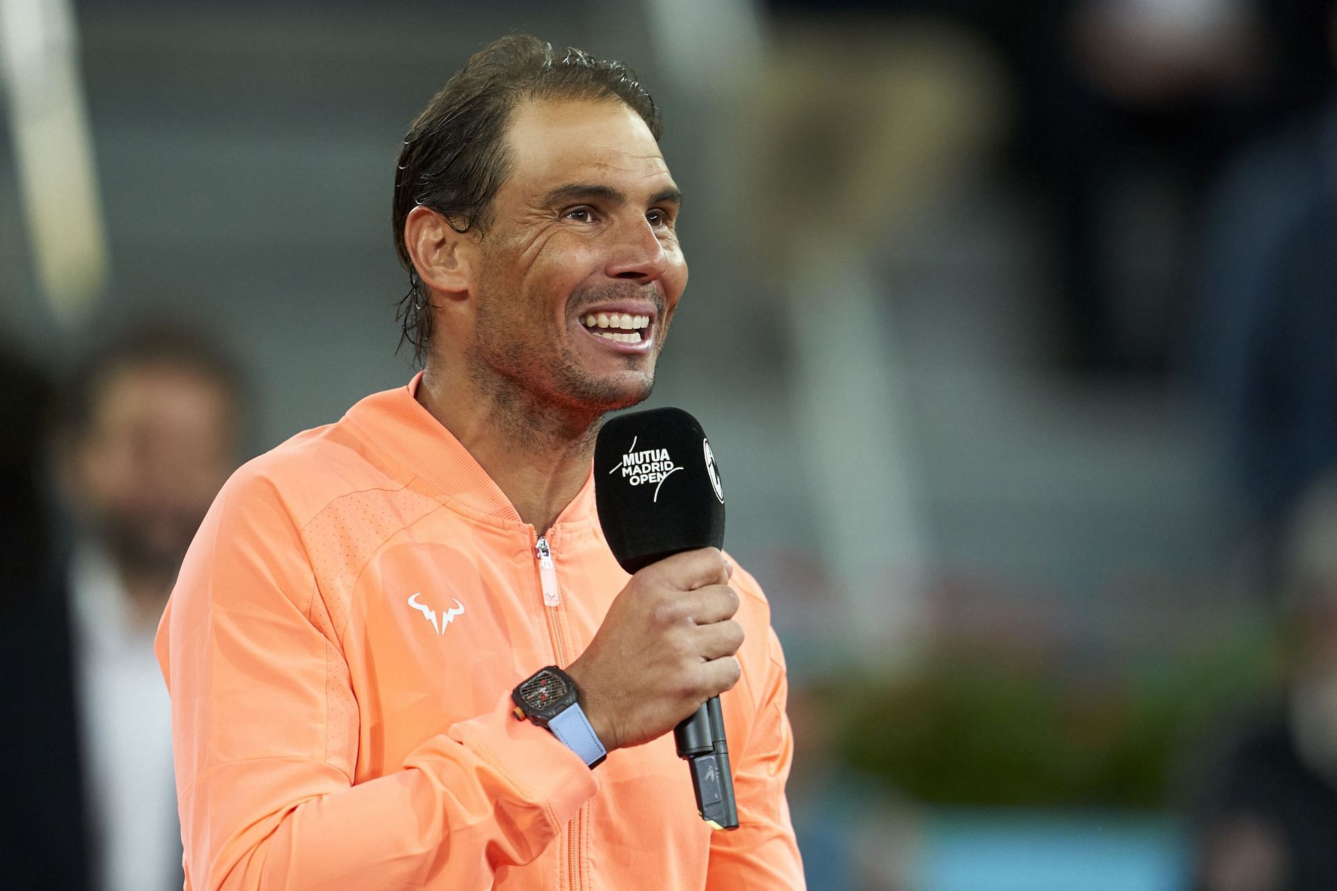 Rafael Nadal at the 2024 Madrid Open (Source: Getty)